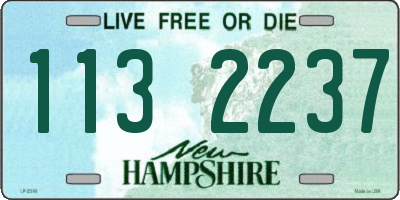 NH license plate 1132237