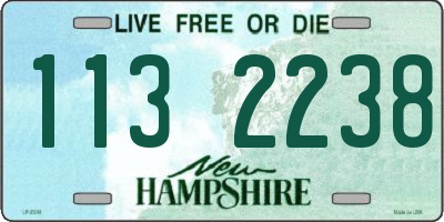 NH license plate 1132238