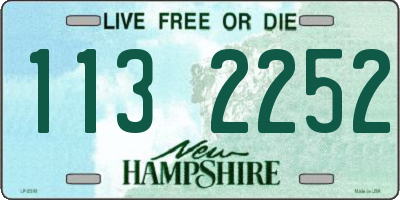NH license plate 1132252