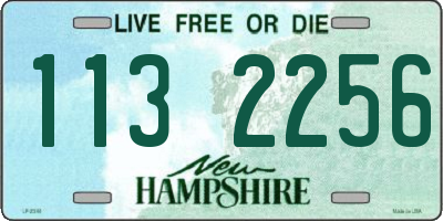 NH license plate 1132256