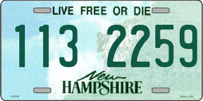 NH license plate 1132259