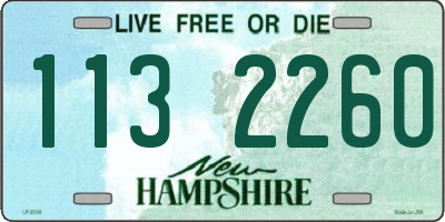 NH license plate 1132260