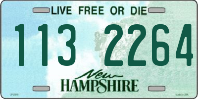 NH license plate 1132264