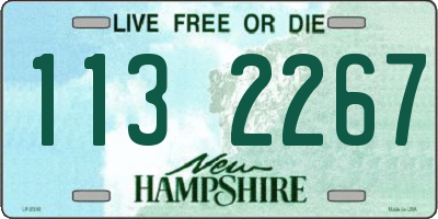 NH license plate 1132267
