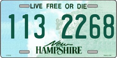 NH license plate 1132268