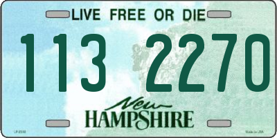 NH license plate 1132270