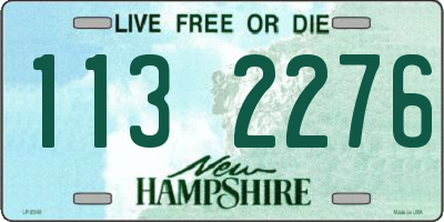 NH license plate 1132276