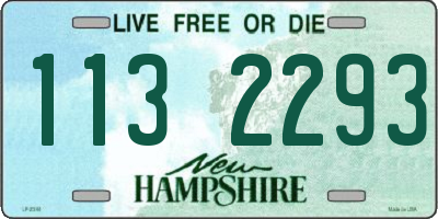 NH license plate 1132293