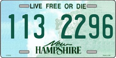 NH license plate 1132296