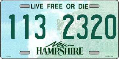 NH license plate 1132320