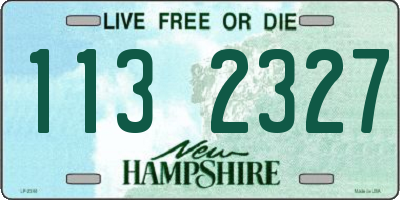 NH license plate 1132327