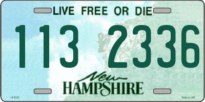 NH license plate 1132336