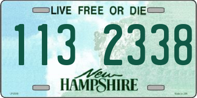 NH license plate 1132338