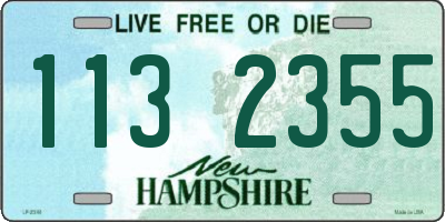 NH license plate 1132355