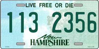 NH license plate 1132356