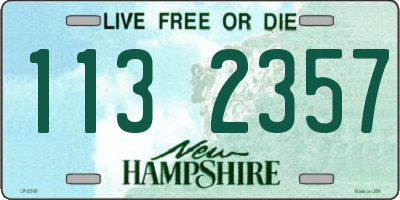 NH license plate 1132357