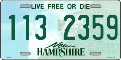 NH license plate 1132359