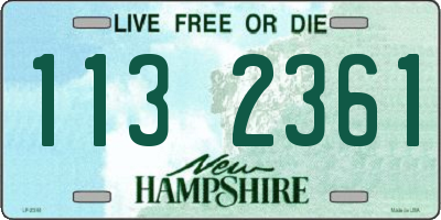 NH license plate 1132361