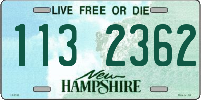 NH license plate 1132362