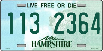 NH license plate 1132364