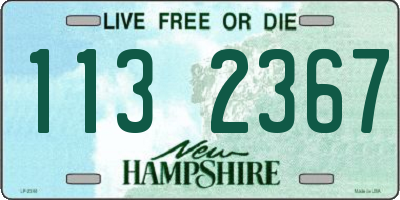 NH license plate 1132367