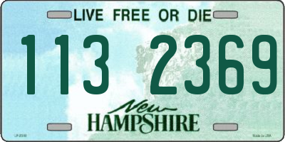 NH license plate 1132369