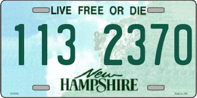 NH license plate 1132370