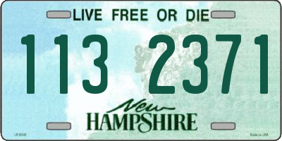 NH license plate 1132371