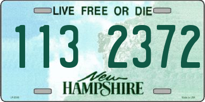 NH license plate 1132372