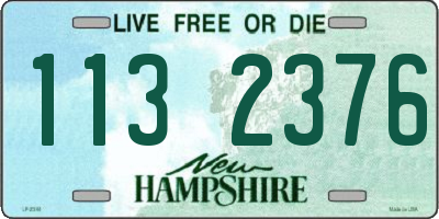 NH license plate 1132376