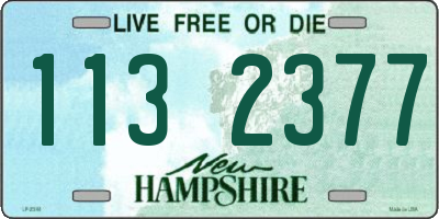 NH license plate 1132377