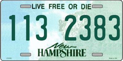 NH license plate 1132383