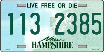 NH license plate 1132385