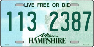 NH license plate 1132387