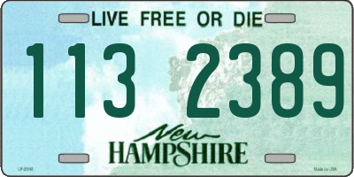 NH license plate 1132389