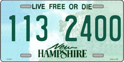 NH license plate 1132400