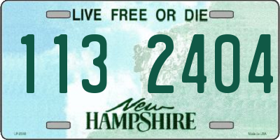 NH license plate 1132404