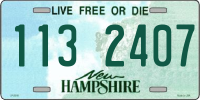 NH license plate 1132407