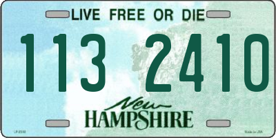 NH license plate 1132410