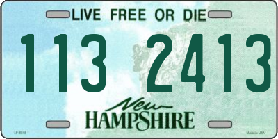 NH license plate 1132413