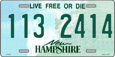 NH license plate 1132414