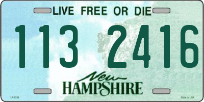 NH license plate 1132416