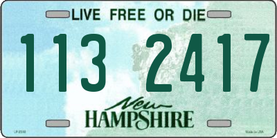 NH license plate 1132417