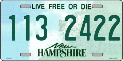 NH license plate 1132422