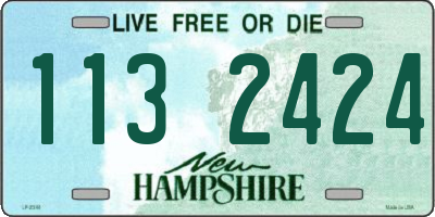 NH license plate 1132424