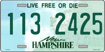 NH license plate 1132425