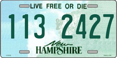 NH license plate 1132427