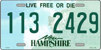 NH license plate 1132429