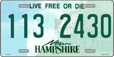 NH license plate 1132430