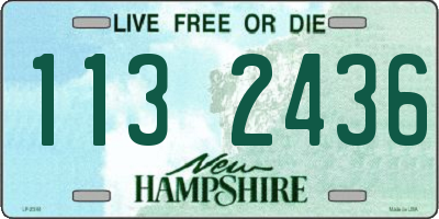 NH license plate 1132436